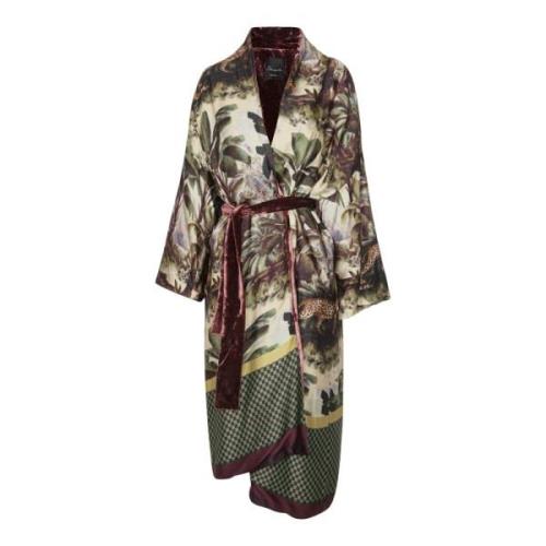 Satin og Velvet Kimono