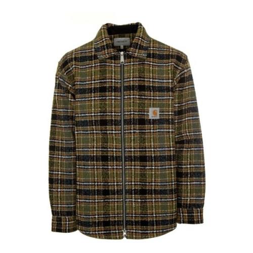 Bouclé Twill Overshirt med Kent Krave