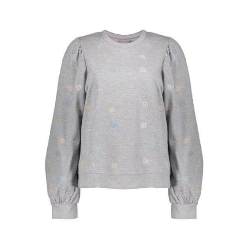 Broderet Kløver Sweater