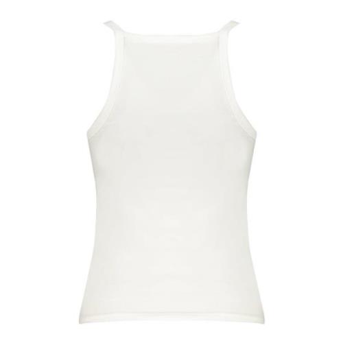 Hvid Dame Tank Top Logo Print