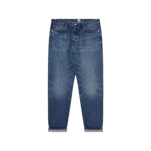 Tapered Jeans Mørkeblå Denim