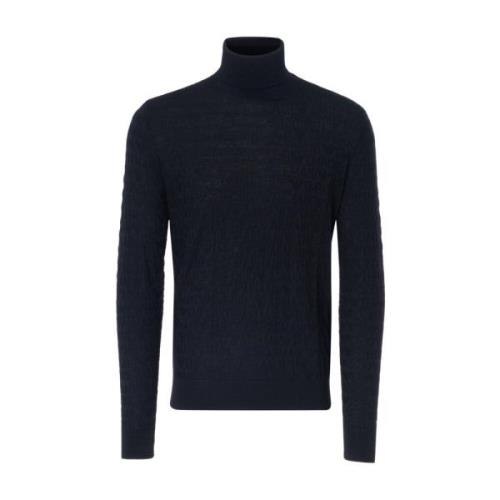 Blå Pullover Sweater