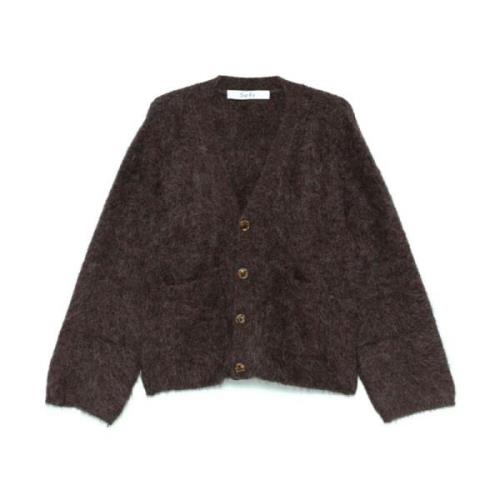 Lilla Melange Cardigan