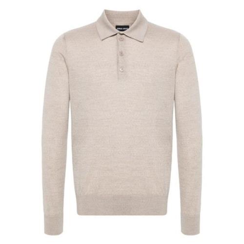 Elegant Beige Uld Sweater