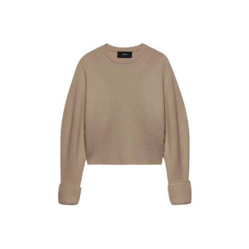 Blød Cashmere Sweater Grå Taupe