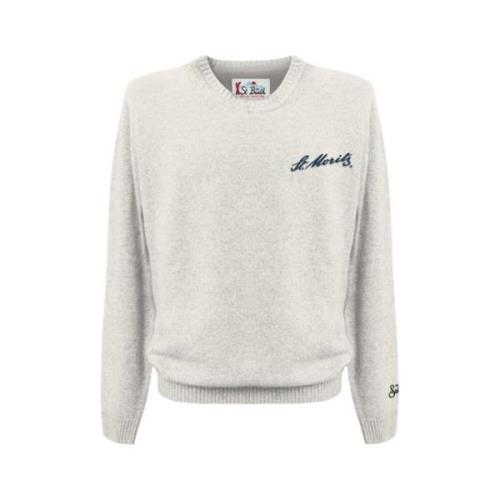 Herre Heron Light Broderet Sweater