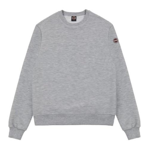 Hætteløs Sweatshirt Bomuld Polyester Elastan