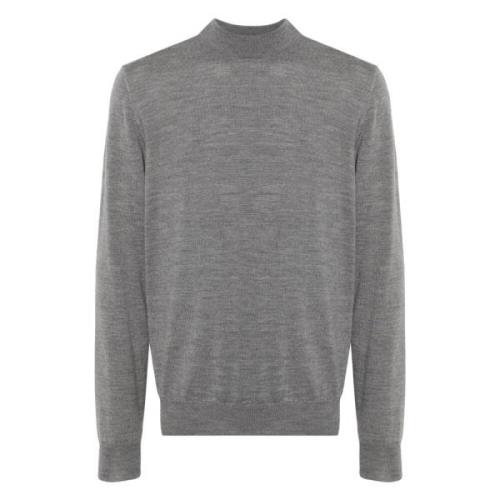 Merino Turtle Neck Sweater i Grå