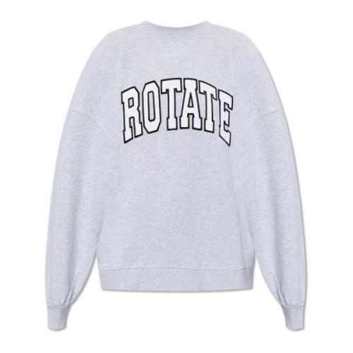 Sweatshirt med logo