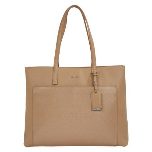 Elegant Monogram Shopper Taske