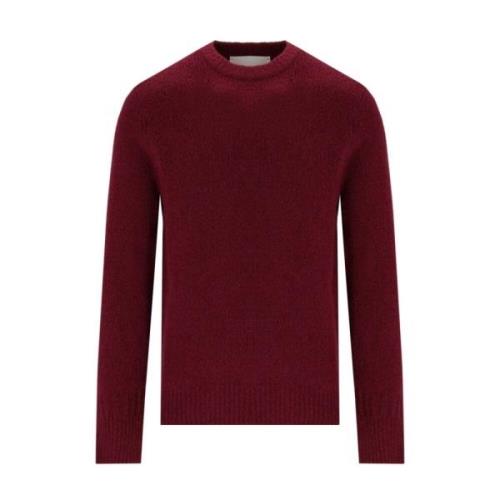 Burgundy Crewneck Uld Jumper