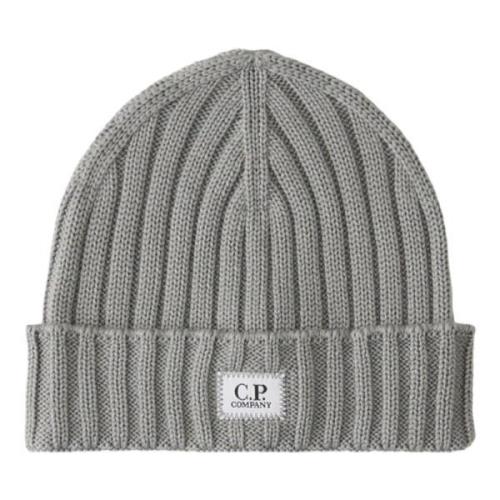 Merino Logo Beanie, griffin grey