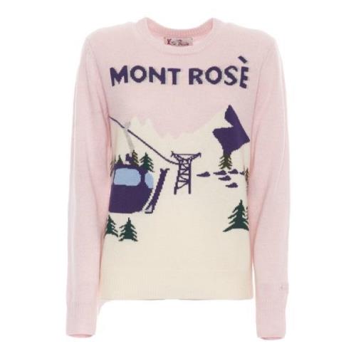 Mont Rosè Pink Jacquard Sweater