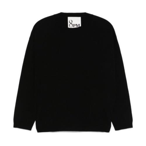 Sort Uld-Kashmir Sweater