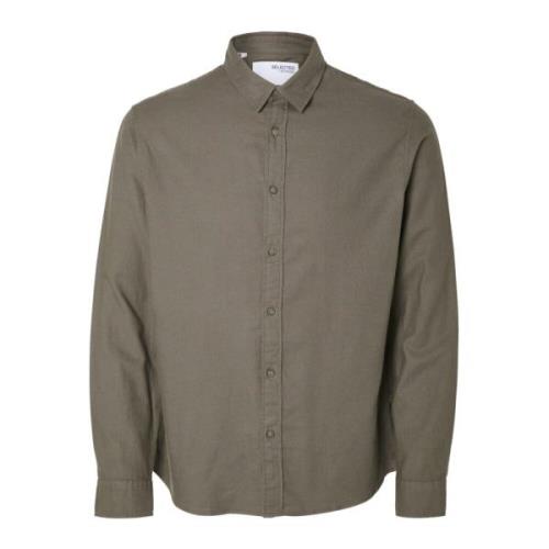 Slim Fit Overshirt med klassisk krave