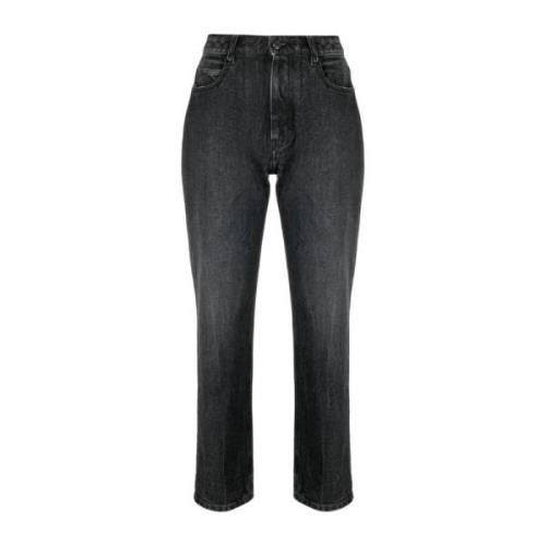 Sort Straight Fit Casual Jeans