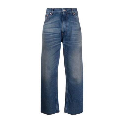 Blå Wide Leg Jeans