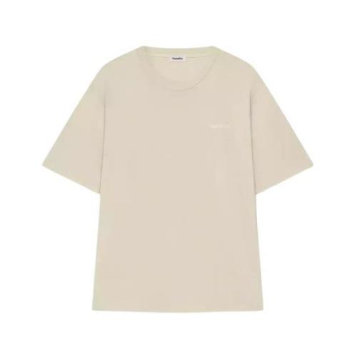 Beige Bomuld T-shirt Reece