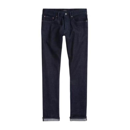 Marineblå jeans Sullivan Slim Stretch Selvedge