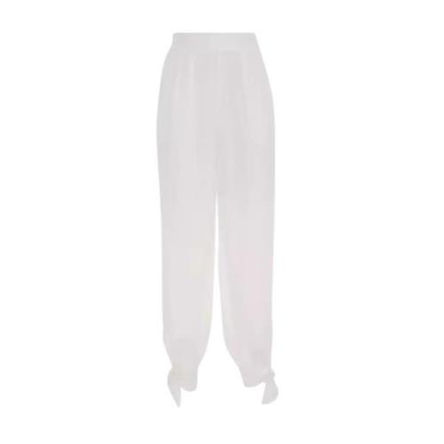 Ivory Harem Style Linen Pants