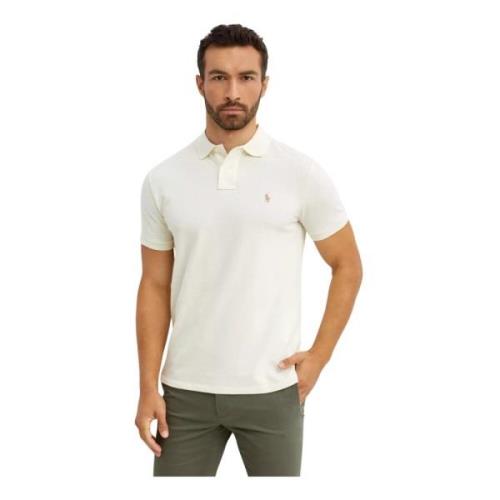 Beige polo shirt