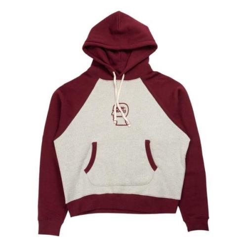 Broderet Logo Head Raglan Hoodie