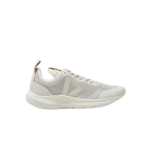 Grå og hvide sports sneakers af Rick Owens