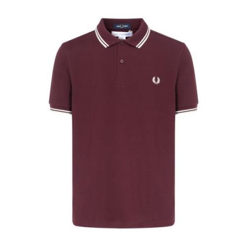 Burgundy Strik T-shirt til Mænd