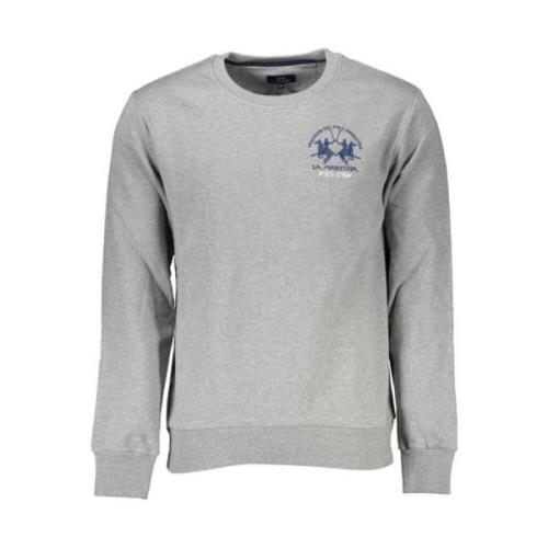 Bomuld Crewneck Sweatshirt med Broderi