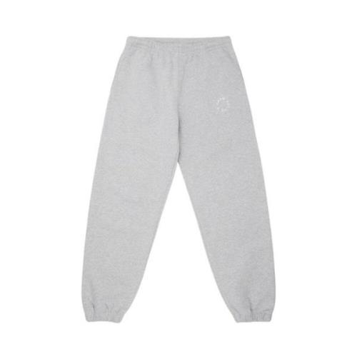 Grå sweatpants med elastik