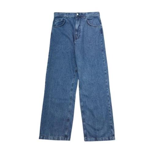 Blå Denim Baggy Jeans