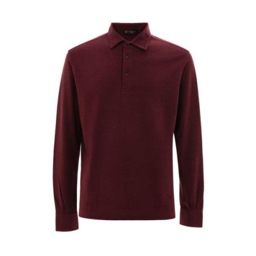 Bordeaux Bomuld Polo Shirt