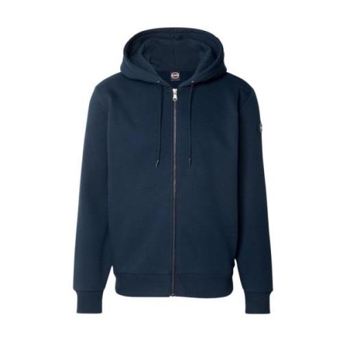 Blå Zip Hoodie Sweater