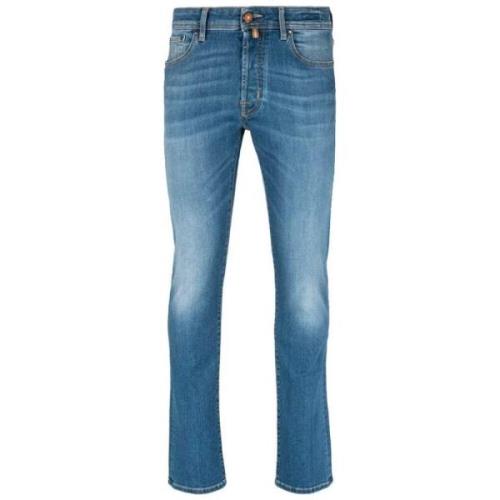 Lys Blå Slim Fit Denim Jeans