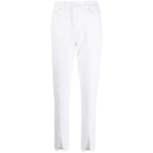 Hvid Slim Fit Straight Jeans