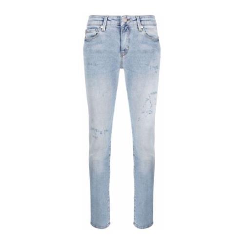 Blå Skinny Jeans