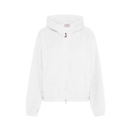 Blød Cream Sweater med hætte