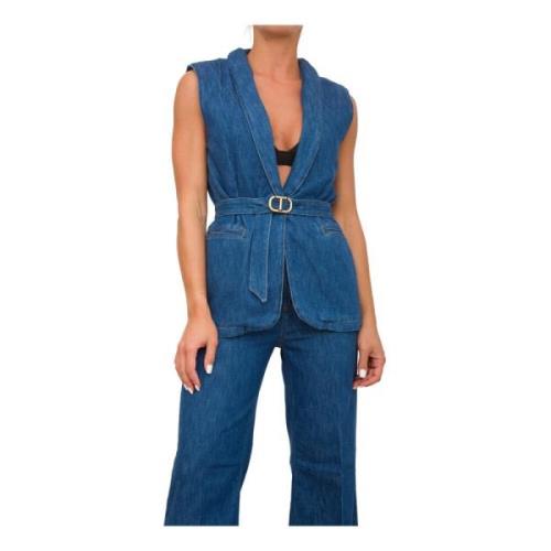 Denim Blå Vest