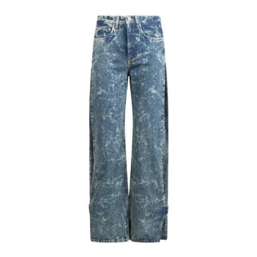 Bredbenet Plisseret Jeans