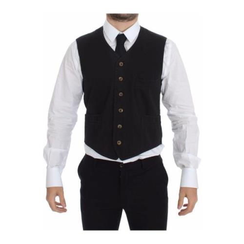 Elegant Sort Kjole Vest