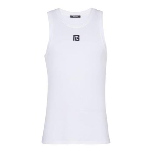 PB broderet tanktop