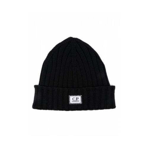 Merino Wool Logo Beanie