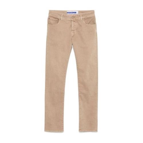 Slim Fit Beige Bukser