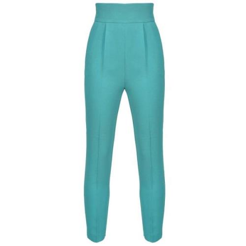 Teal Green Stretch-Crêpe Natalia Bukser