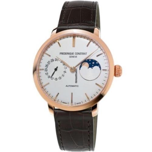 Uomo - FC-702V3S4 - SLIMLINE MOONPHASE MANUFACTURE GOLD PLATED