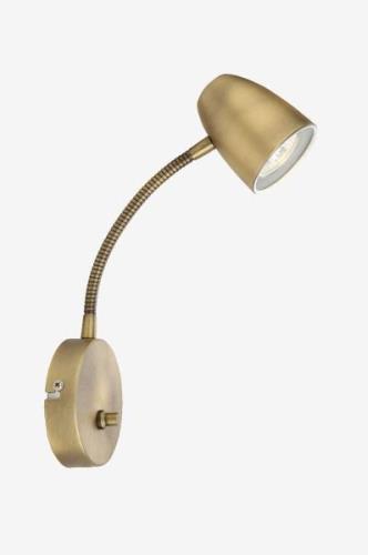 Aneta Lighting - Væglampe Sandnes - Messing - Væglamper - - Homeroom