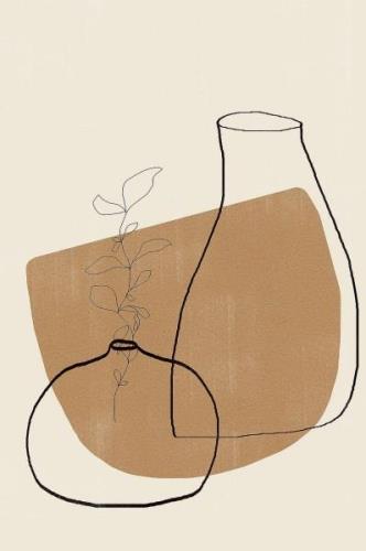 Pelcasa - Plakat Vases No12. - Beige - Posters - - Homeroom