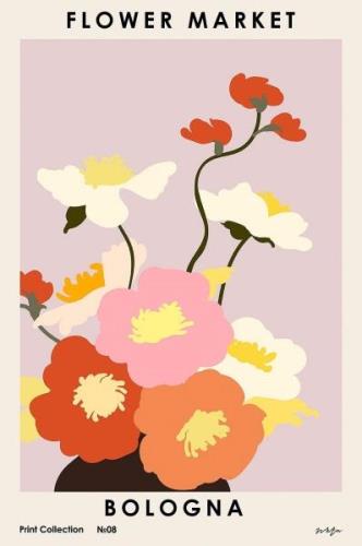 Pelcasa - Plakat Flower Market. Bologna - Beige - Posters - - Homeroom