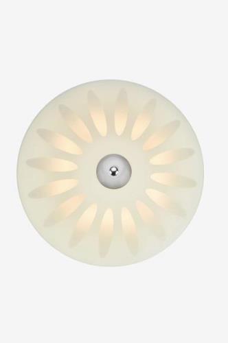 Plafond Petal LED 35 cm Hvid/Kromfarvet