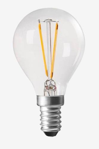 Shine LED filament Globe Clear E14